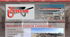 Desktop Screenshot of platformcontracting.com